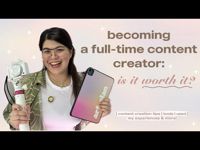 Becoming a full-time CONTENT CREATOR in 2024!  (sharing all the content creation tools I'm using!)