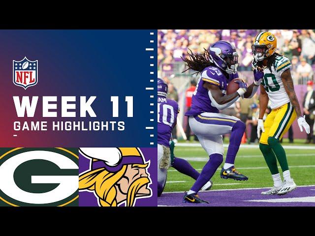 Packers vs. Vikings Week 11 Highlights | NFL 2021