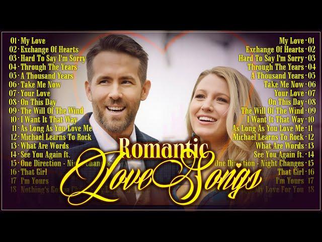 Best Love Songs 2024 ️ Top 100 Romantic Hits by Westlife, MLTR, and More