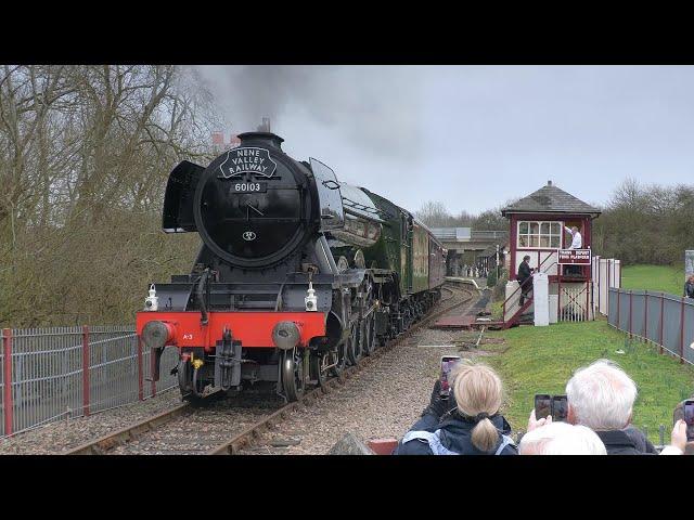 60103 Flying Scotsman visits the Nene Valley Railway - 22.02.25