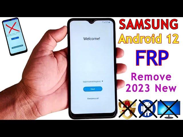 Samsung Android 12 FRP Bypass 2023 | All Samsung Google Account Remove Without PC New Method