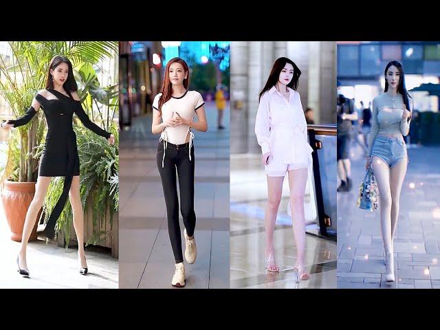 Mejores Street Fashion Tik Tok 2021 | Hottest Chinese Girls Street Fashion Style 2021 Ep.97