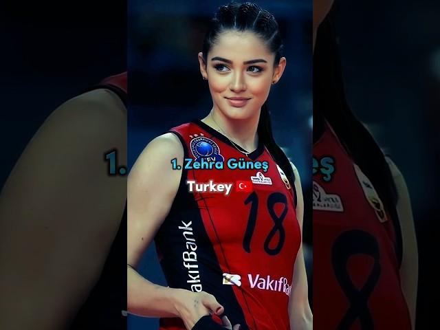 Top 10 Most Beautiful Volleyball Players In The World 2024  #shorts