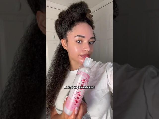 Curly hair routine 3c/4a natural hair #shorts