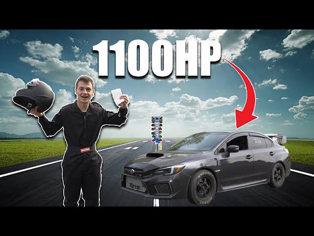 Taking my 1100hp Subaru Drag racing