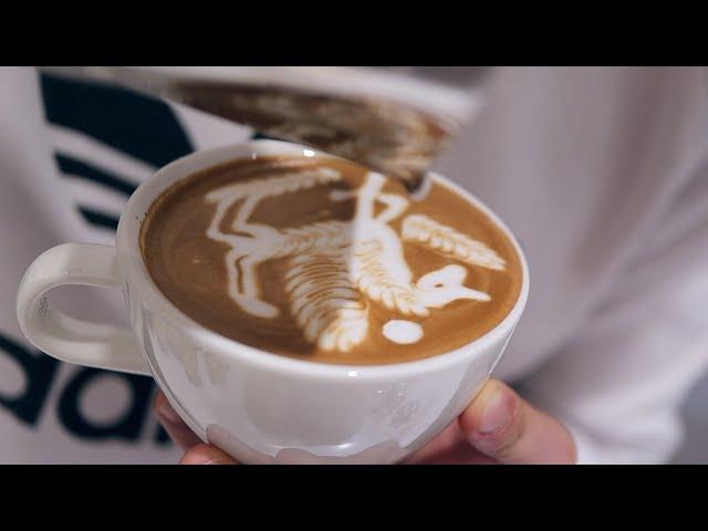 How to make Pegasus Latte Art | coffee