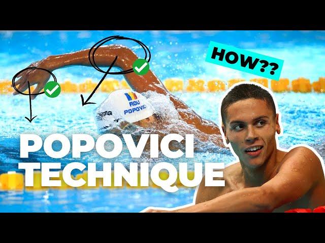 David Popovici PERFECT Freestyle Technique Explained!!