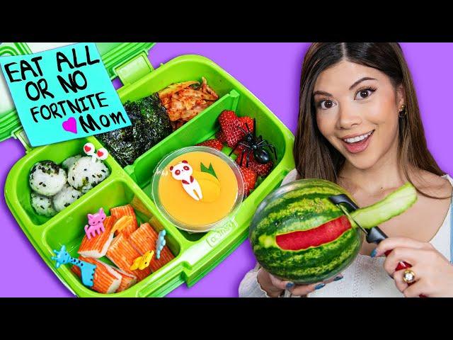 I made Tik Tok Food Art | Kids Bento Boxes