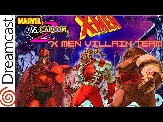 Marvel VS Capcom 2 (2000) SEGA DREAMCAST (25) X MEN VILLAIN (MAGNETO - JUGGERNAUT - OMEGA RED)