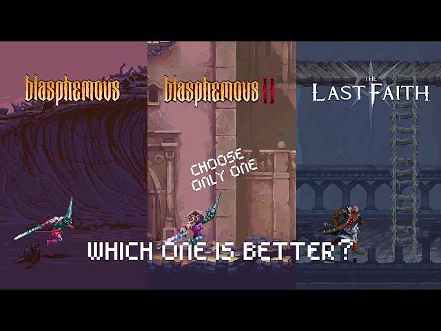 Blasphemous 1 vs Blasphemous 2 vs The Last Faith - Gameplay and Details Comparison