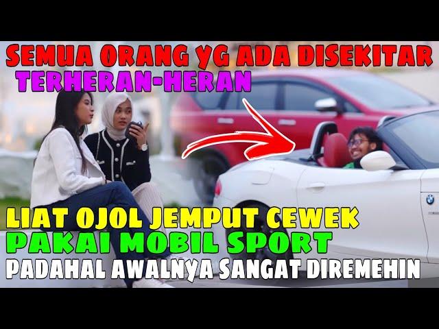 Semua Org Sekitar Terheran-heran, Liat OJOL JEMPIT CEWEK pakai Mobil Sport, Padahal Awal Diremehin