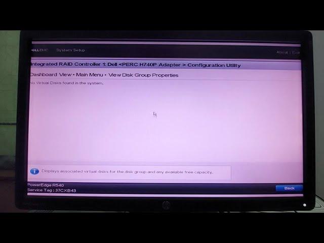 Dell emc poweredge r540 | RAID Configuration