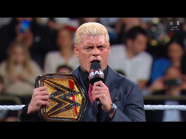 Cody Rhodes Promo | WWE RAW 3/10/2025