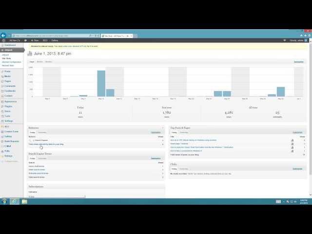 How to Track and View Wordpress Post and Site Views and Visits