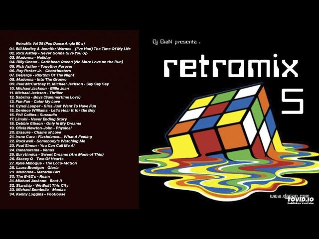 RetroMix Vol 05 (Pop Dance Anglo 80's) - DJ GIAN