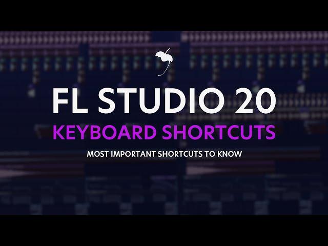 Most Important FL Studio Keyboard Shortcuts