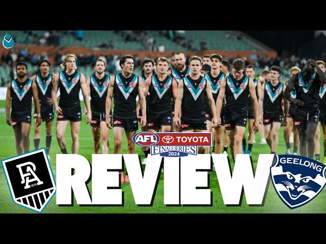 PORT ADELAIDE VS GEELONG | AFL REVIEW: QUALIFYING FINAL 2024