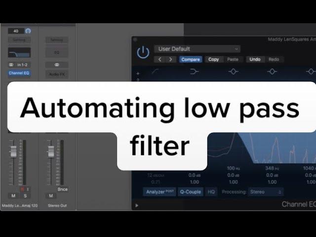 Automated Moving Low Pass Filter Logic | No Time Wasted Tutorials