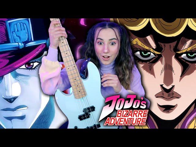 SINGER REACTS to JOJO's BIZARRE ADVENTURE ALL OPENINGS !!!  for THE FIRST TIME !!