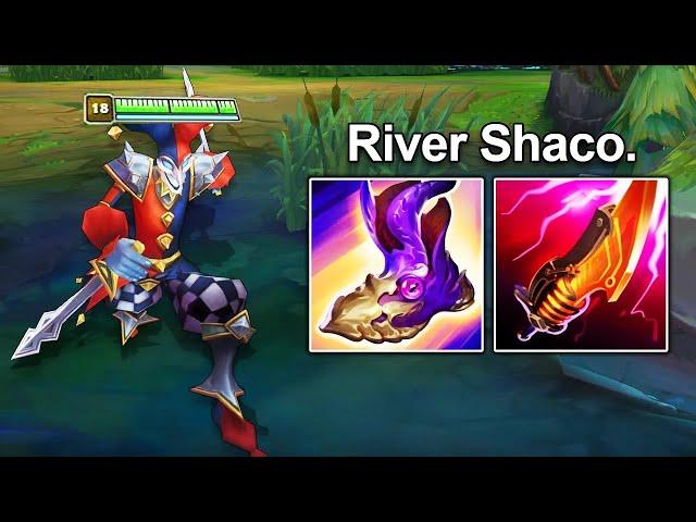 PINKWARD VS EUW - THE RETURN OF RIVER SHACO!! (FULL AD BACKSTABS)