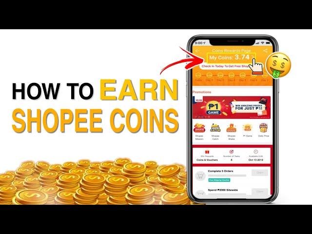 How to EARN SHOPEE COINS + 100 PESOS FREE | Shopee Coins Hack