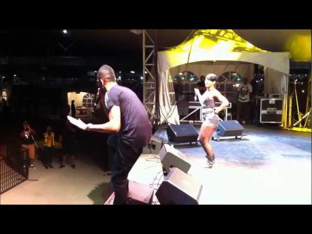 Cham and O Performing Tun Up Live at the Montreal International Reggae Festival