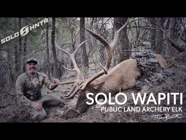 SOLO ELK HUNT for Wide 6pt Bull with Tim Burnett