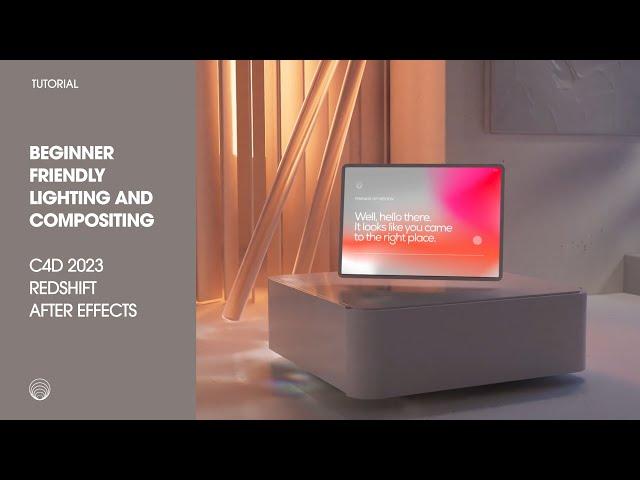 C4D/Redshift Beginner Friendly Lighting and Compositing