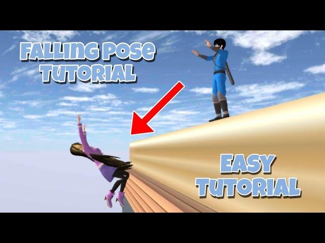 Falling Pose Tutorial | Sakura School Simulator | Gweyc Gaming