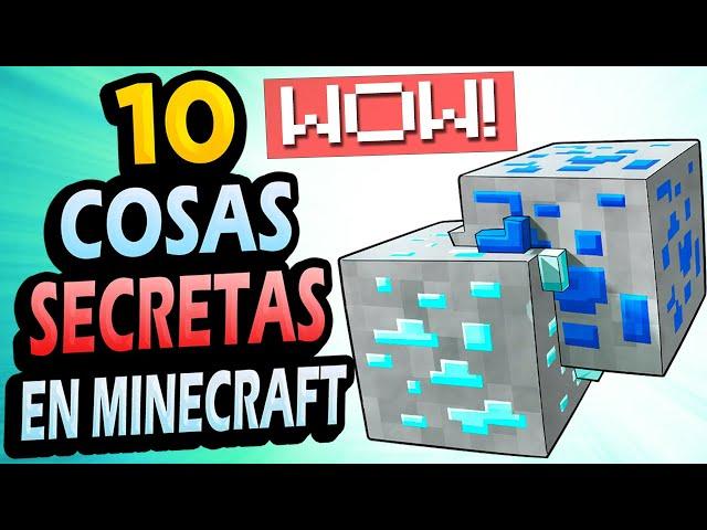  10 Cosas SECRETAS Que Puedes Hacer en Minecraft #2