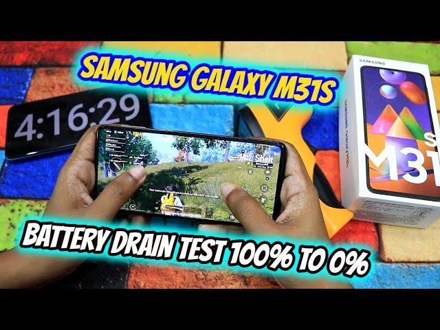 Samsung Galaxy M31s Battery Drain Test 100% TO 0% Pubg Gameplay