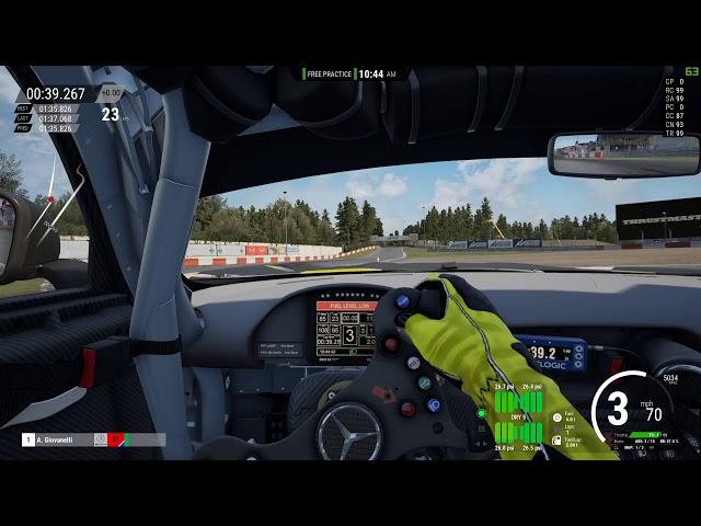 ACC Zolder - Mercedes AMG GT4 onboard and setup by Matt Kennedy