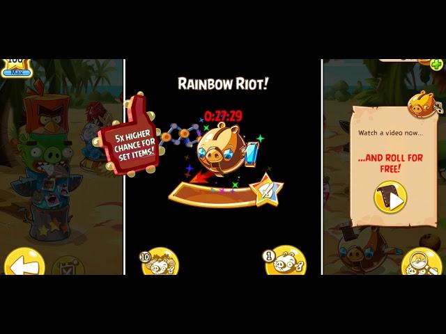 Angry Bird EPIC - Golden Pig rolling -Gameplay.