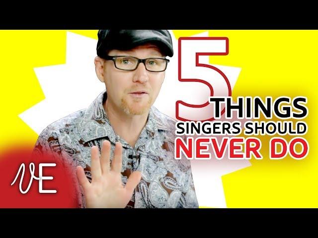 DESTROY YOUR VOICE in 5 easy steps! | Singing habits to AVOID | #DrDan 