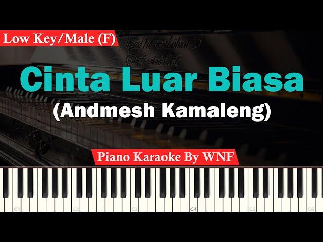 Andmesh Kamaleng - Cinta Luar Biasa Karaoke Lower Key