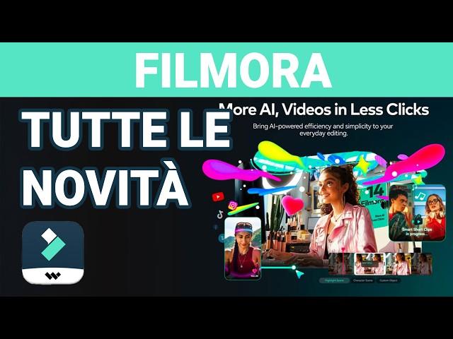 Filmora 14: All the New Features and A.I. Functions (Tutorial ITA)