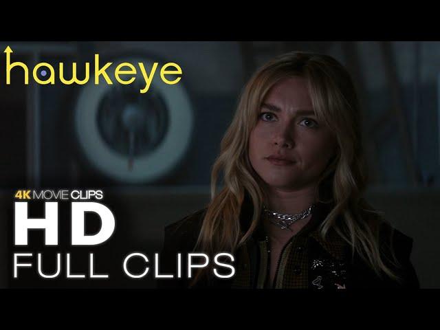 Yelena Belova and Kate Conversation Scene (FULL HD) | Hawkeye Series | Disney+