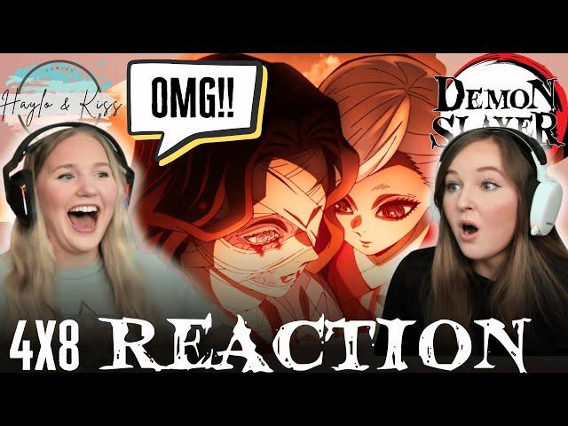 BEST EPISODE EVER  | DEMON SLAYER | Reaction 4x8