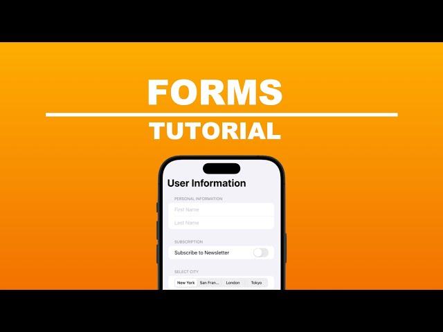 How To Create A Submission Form In Xcode 15 (SwiftUI)