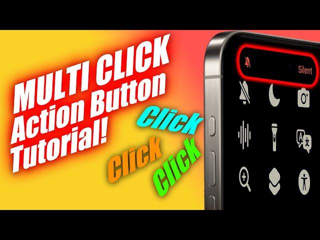 iPhone 15 Pro Max Action Button Tips - Multi Click Actions Tutorial!