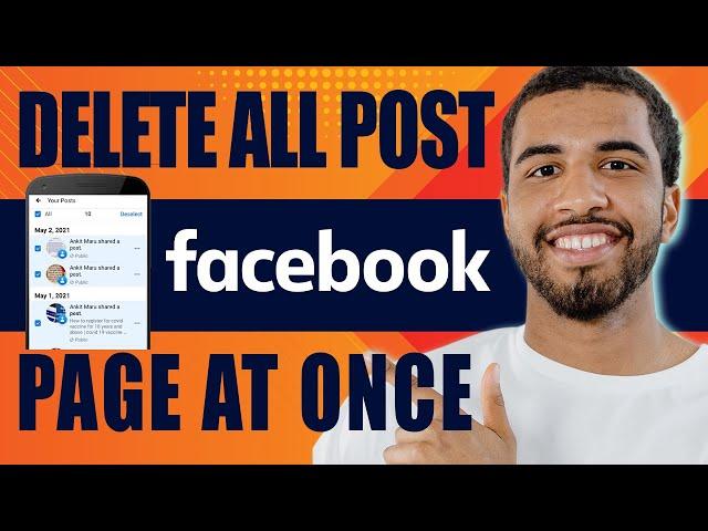 How To Delete All Post From Facebook Page At Once (2024)