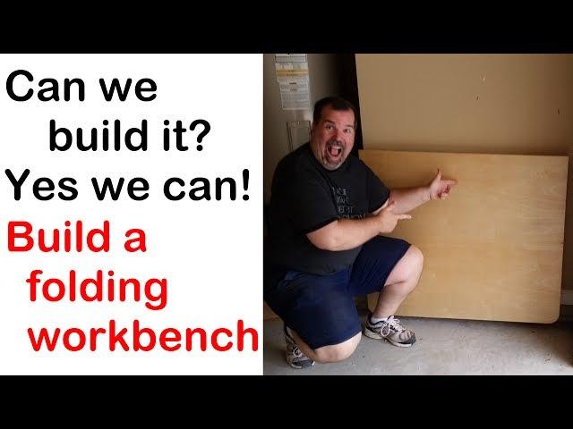 Folding Workbench – Easy space saver (How To)