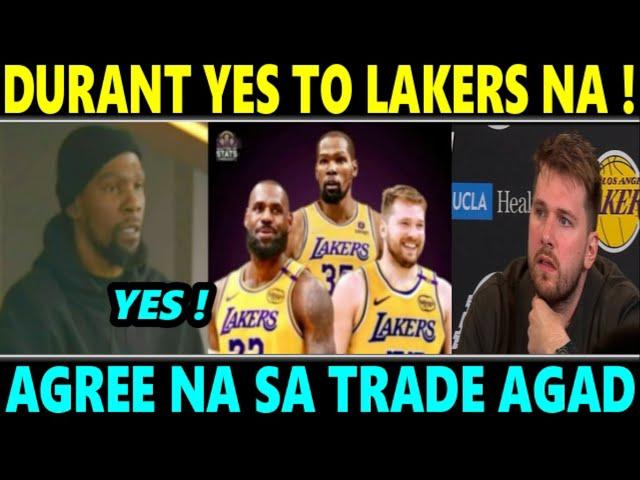 BREAKING! Durant YES TO LAKERS TRADE! PAYAG NA si DURANT sa TRADE sa OFFSEASON