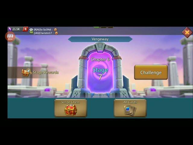 Lords Mobile Vergeway Chapter 6 Stage 7 | Lords Mobile New Update | Vergeway Chapter 6 Stage 7