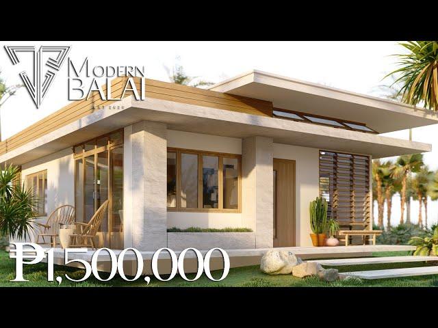 SMALL HOUSE DESIGN SIMPLE HOUSE DESIGN 2-BEDROOM 8X11 METERS | MODERN BALAI