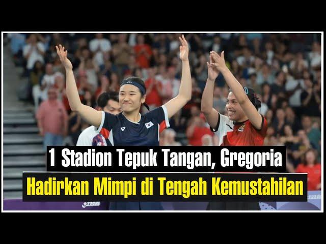 1 Stadion Tepuk Tangan, Gregoria Hadirkan Mimpi di Tengah Kemustahilan di Olimpiade