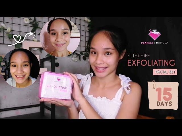 15 DAYS HONEST REVIEW: PERFECT FORMULA FILTER-FREE EXFOLIATING FACIAL SET | Erika V. Rodriguez