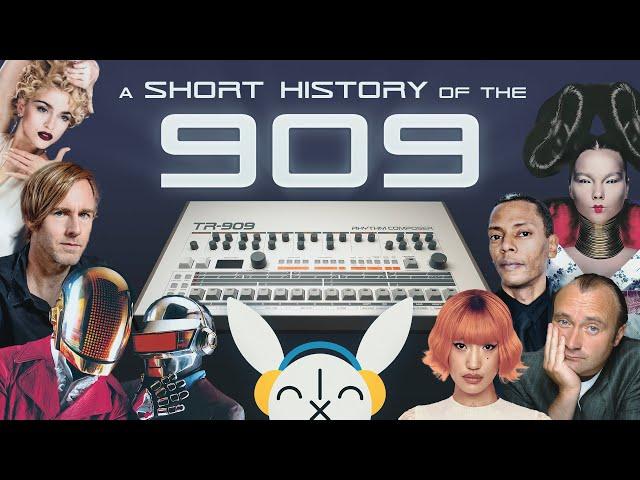 A short history of the 909 in 16 songs ⬜🟧 from TECHNO and HOUSE to POP | Drum Patterns Explained