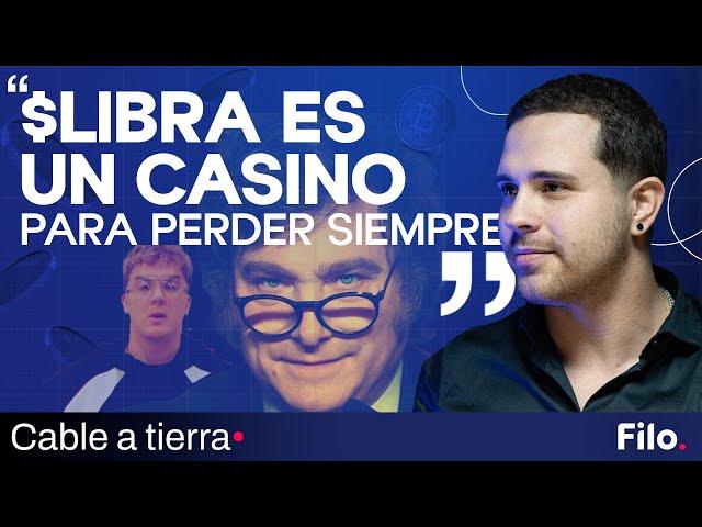 JOVEN INVERSOR sobre MILEI, Hayden Davis y el escándalo con la cripto $LIBRA | Cable a tierra