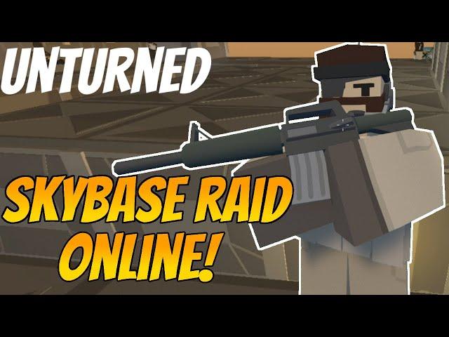 Unturned BR - Skybase Raid Insano! 10vs7  (TWD Brasil)